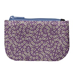 Ditsy Floral Pattern Large Coin Purse by dflcprints