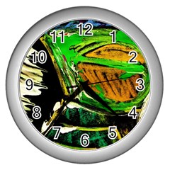 Lillies In The Terracota Vase 5 Wall Clocks (silver)  by bestdesignintheworld