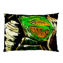 Lillies In The Terracota Vase 5 Pillow Case (two Sides) by bestdesignintheworld