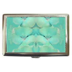 Green Fantasy Flower In Beautiful Festive Style Cigarette Money Cases by pepitasart