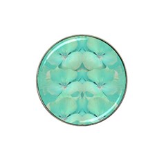 Green Fantasy Flower In Beautiful Festive Style Hat Clip Ball Marker (4 Pack) by pepitasart