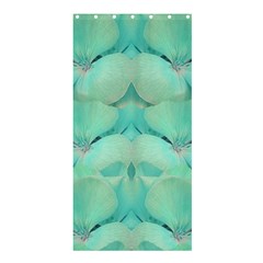 Green Fantasy Flower In Beautiful Festive Style Shower Curtain 36  X 72  (stall)  by pepitasart