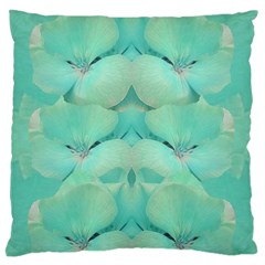 Green Fantasy Flower In Beautiful Festive Style Standard Flano Cushion Case (one Side) by pepitasart