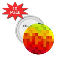 Abstract Background Square Colorful 1 75  Buttons (10 Pack) by Nexatart