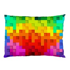 Abstract Background Square Colorful Pillow Case by Nexatart