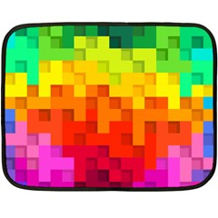 Abstract Background Square Colorful Fleece Blanket (mini) by Nexatart