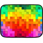 Abstract Background Square Colorful Fleece Blanket (Mini) 35 x27  Blanket