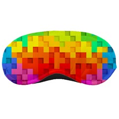 Abstract Background Square Colorful Sleeping Masks by Nexatart