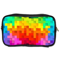 Abstract Background Square Colorful Toiletries Bags 2-side by Nexatart