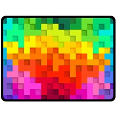 Abstract Background Square Colorful Fleece Blanket (large)  by Nexatart