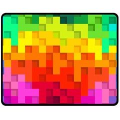 Abstract Background Square Colorful Fleece Blanket (medium)  by Nexatart