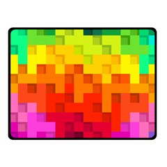 Abstract Background Square Colorful Fleece Blanket (small) by Nexatart