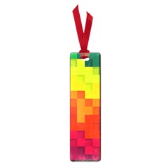 Abstract Background Square Colorful Small Book Marks by Nexatart