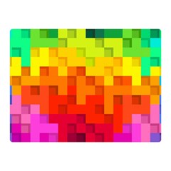 Abstract Background Square Colorful Double Sided Flano Blanket (mini)  by Nexatart