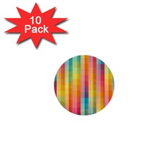 Background Colorful Abstract 1  Mini Buttons (10 Pack)  by Nexatart