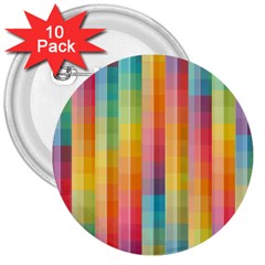 Background Colorful Abstract 3  Buttons (10 Pack)  by Nexatart