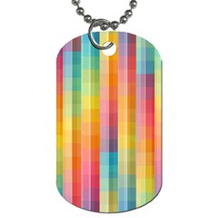 Background Colorful Abstract Dog Tag (two Sides) by Nexatart