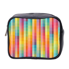 Background Colorful Abstract Mini Toiletries Bag 2-side by Nexatart