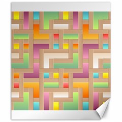 Abstract Background Colorful Canvas 20  X 24   by Nexatart