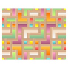 Abstract Background Colorful Double Sided Flano Blanket (medium)  by Nexatart