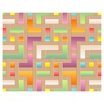 Abstract Background Colorful Double Sided Flano Blanket (Medium)  60 x50  Blanket Front