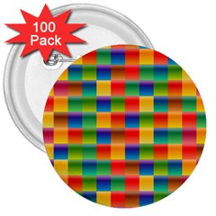 Background Colorful Abstract 3  Buttons (100 Pack)  by Nexatart