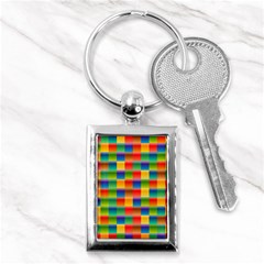 Background Colorful Abstract Key Chains (rectangle)  by Nexatart