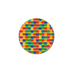 Background Colorful Abstract Golf Ball Marker (10 Pack) by Nexatart