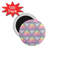 Background Colorful Triangle 1 75  Magnets (100 Pack)  by Nexatart