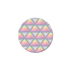 Background Colorful Triangle Golf Ball Marker (4 Pack) by Nexatart