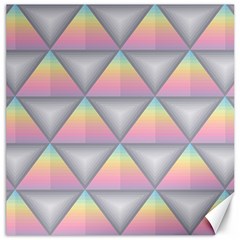 Background Colorful Triangle Canvas 20  X 20  