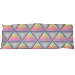 Background Colorful Triangle Body Pillow Case Dakimakura (two Sides) by Nexatart