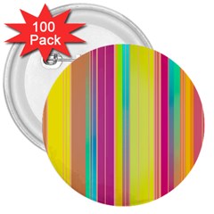 Background Colorful Abstract 3  Buttons (100 Pack)  by Nexatart