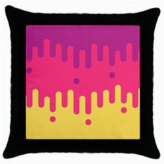 Background Image Throw Pillow Case (black) by Nexatart