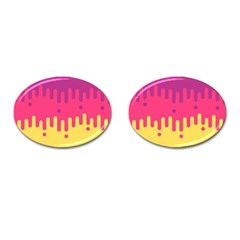 Background Image Cufflinks (oval) by Nexatart