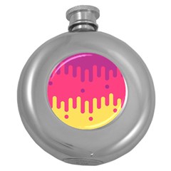 Background Image Round Hip Flask (5 Oz) by Nexatart