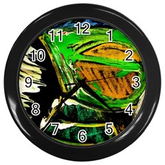 Lillies In The Terracota Vase 5 Wall Clocks (black) by bestdesignintheworld