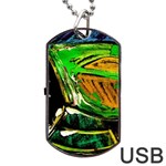 Lillies In The Terracota Vase 5 Dog Tag USB Flash (One Side) Front