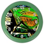 Lillies In The Terracota Vase 5 Color Wall Clocks Front