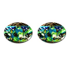 Avocado Cufflinks (oval) by bestdesignintheworld