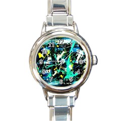 Brain Reflections Round Italian Charm Watch by bestdesignintheworld