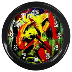 437241213103536 - Bread And Fish Wall Clocks (black) by bestdesignintheworld