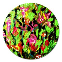 Spring Ornaments Magnet 5  (round)