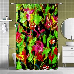 Spring Ornaments Shower Curtain 48  X 72  (small)  by bestdesignintheworld