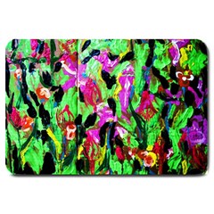 Spring Ornaments-2 Large Doormat  by bestdesignintheworld