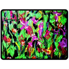 Spring Ornaments-2 Fleece Blanket (large) 