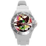 easter-5 Round Plastic Sport Watch (L) Front