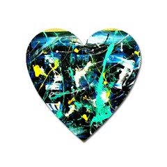 Brain Reflections 1 Heart Magnet by bestdesignintheworld