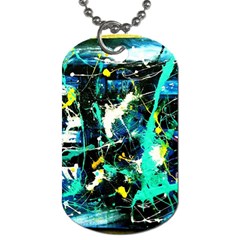 Brain Reflections 1 Dog Tag (two Sides) by bestdesignintheworld