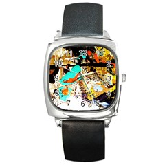 Fragrance Of Kenia 3 Square Metal Watch